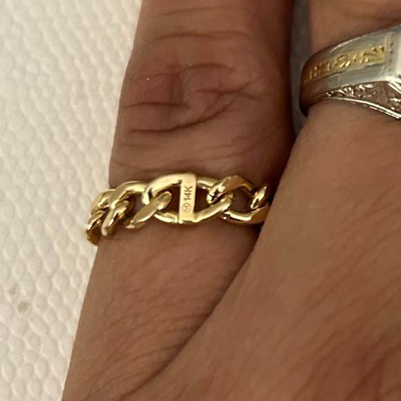 Mejuri Jewelry - Mejuri 14K Gold Chain Link Ring